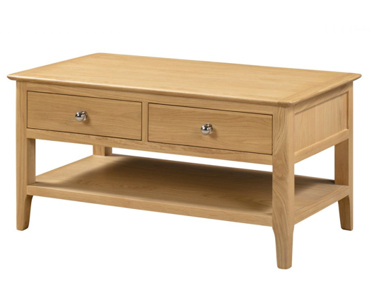 Kingston Coffee Table with 2 Drawers