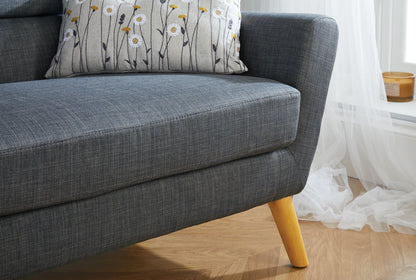 Landon Medium Sofa - Grey