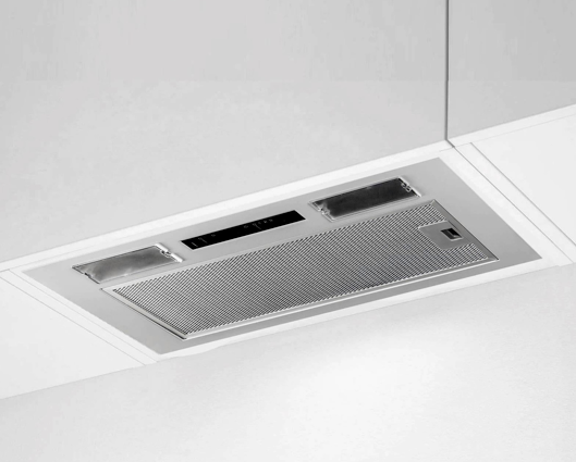 SIA CUP91SI 90cm Built-in Canopy Cooker Hood Extractor Fan Silver 