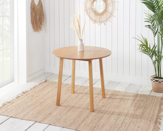 Pagan Round Dining Table- Oak