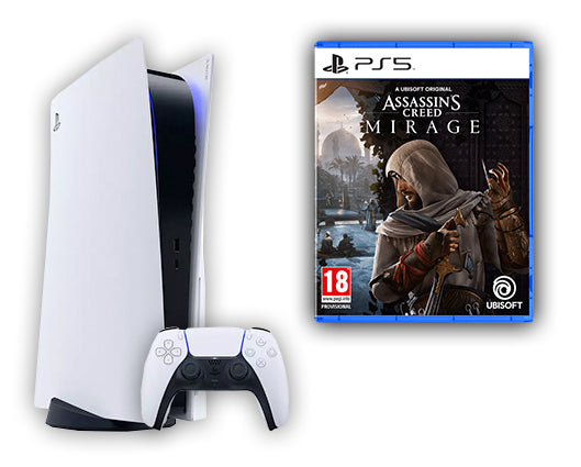 PS5 Disc Console with Assassin's Creed Mirage