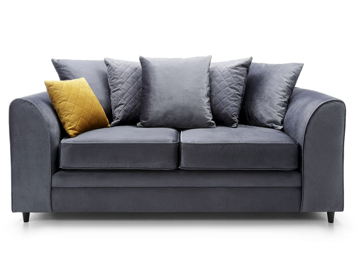 Chevelle 3 Seater Sofa - Dark Grey