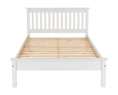Matteo 5' Bed Low Foot End - White