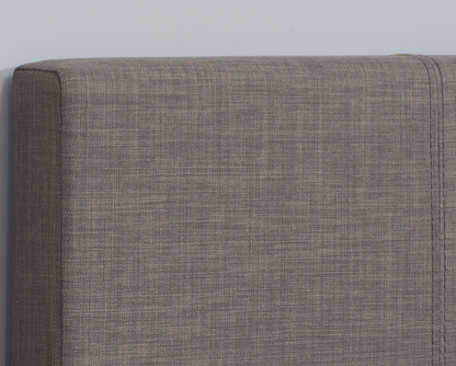 Beda Fabric Ottoman Double Bed - Grey