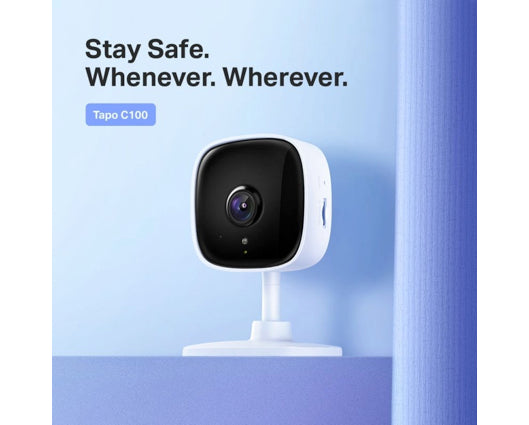 TP-Link Tapo C100 1080P Indoor Security Wifi Camera with Night Vision