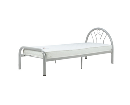 Saturn Single Bed - Silver