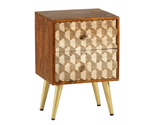 Igna 2 Drawer Side Table