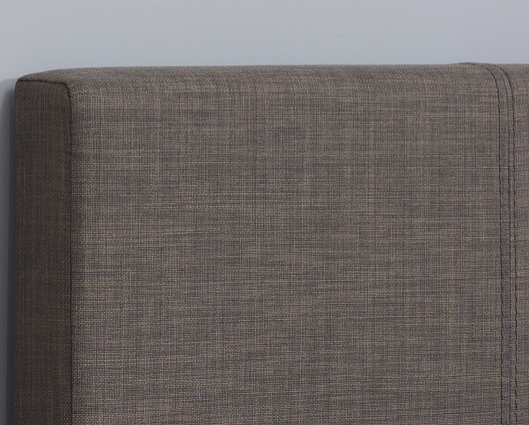 Beda Fabric Ottoman Single Bed - Grey