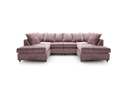 Heidi U-Shape Sofa - Pink
