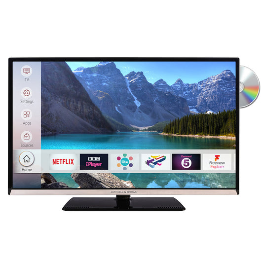 Mitchell & Brown JB-24DVD1811SM 24" LED Freeview HD Ready Smart TV