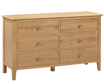 Kingston 6 Drawer Wide Chest