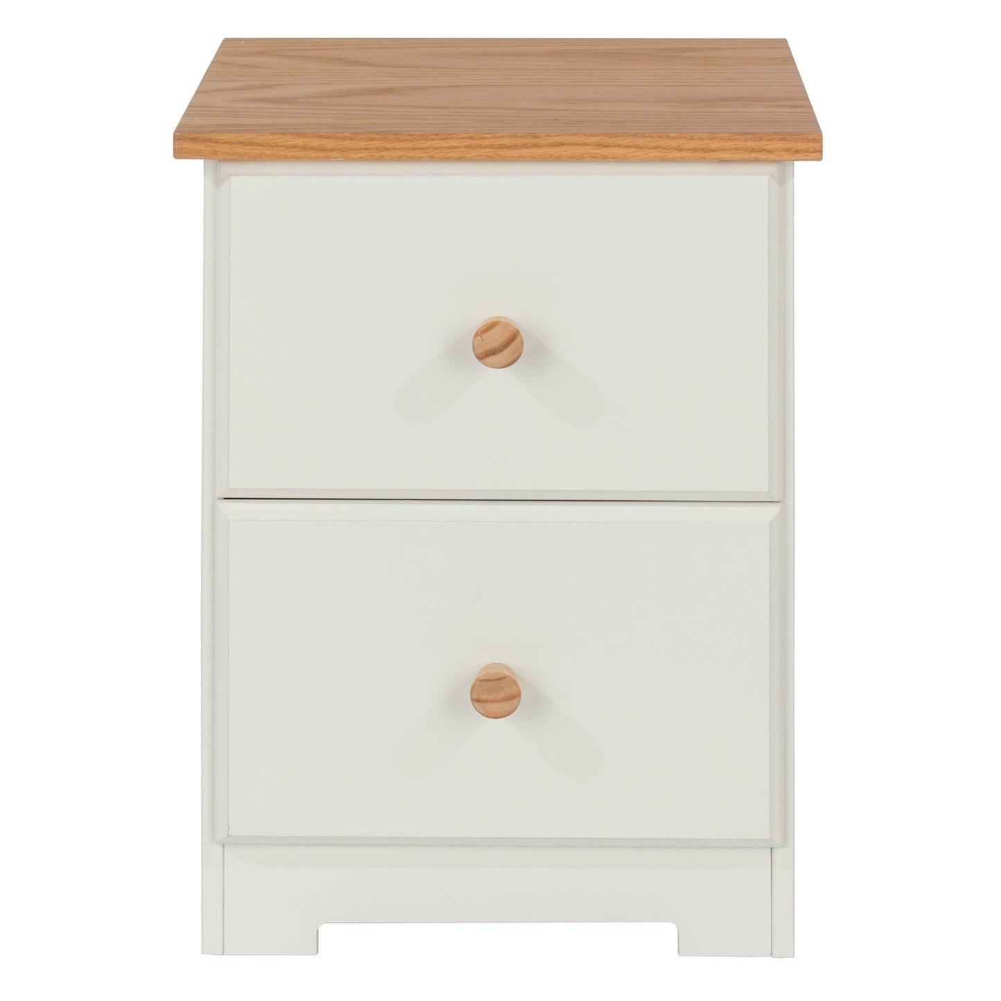 Colorado 2 Drawer Compact Bedside Cabinet