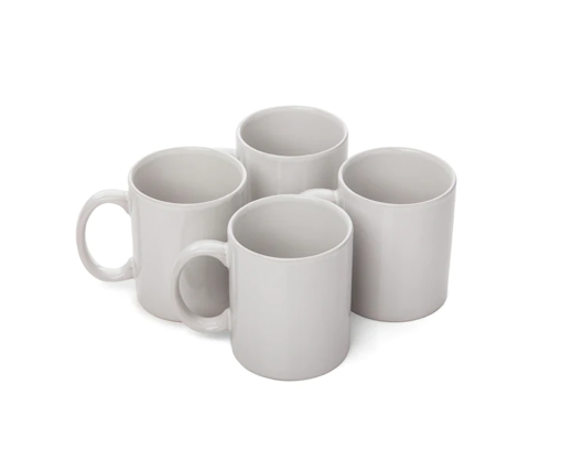 Sabichi 4 Piece Stoneware Mug Set White