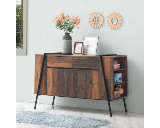 Burr Sideboard with 2 Doors & 2 Drawers