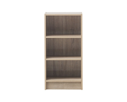 Traditional Small Narrow Bookcase-Oak