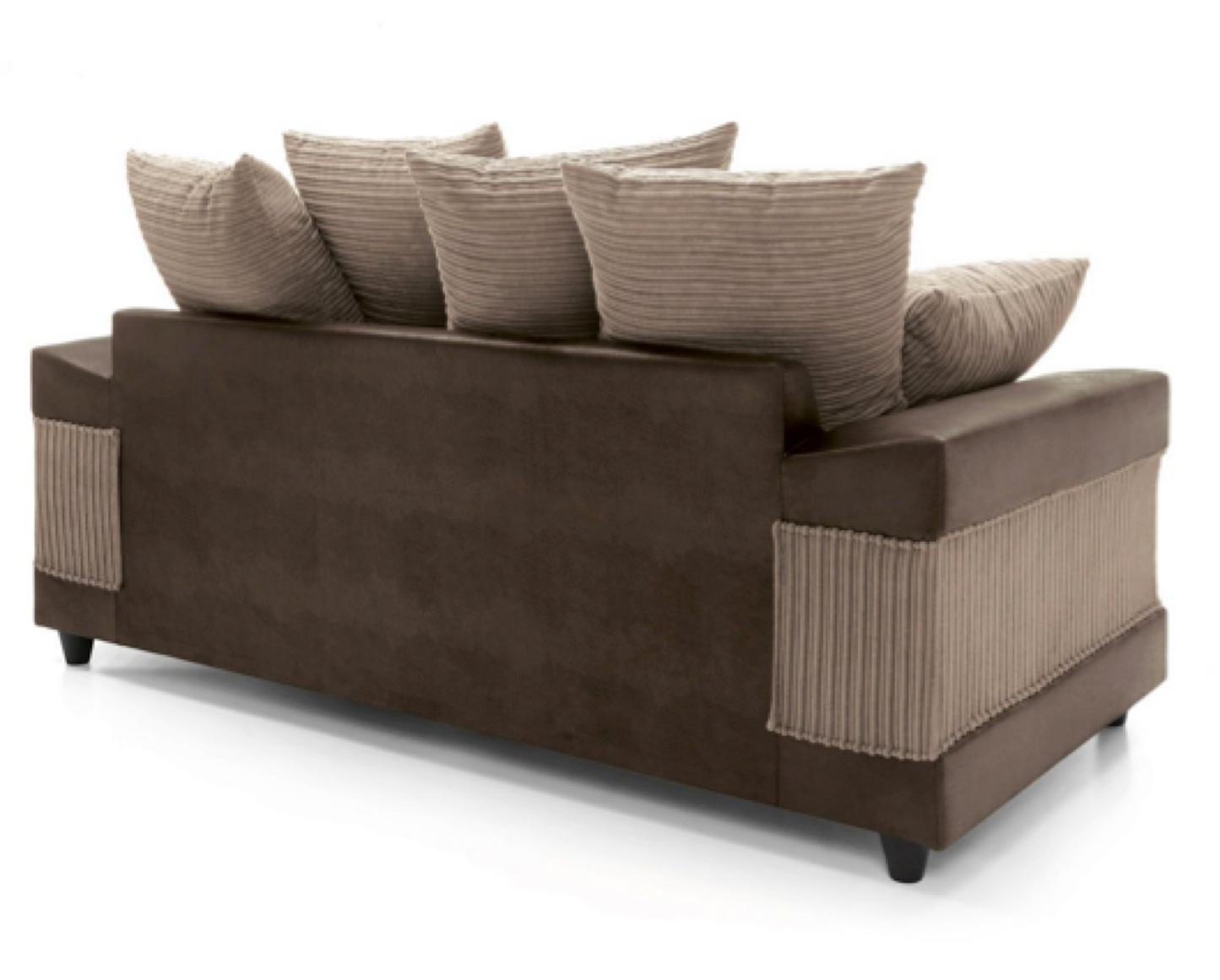 Dulcie 3 Seater Sofa - Brown & Beige