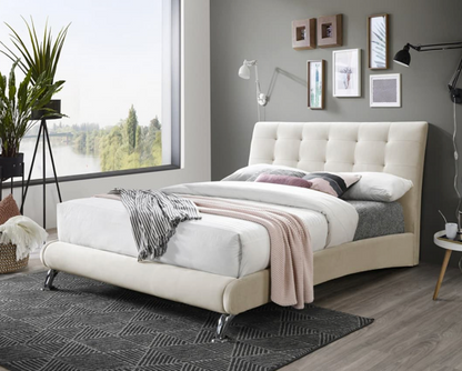 Helma King Bed - White