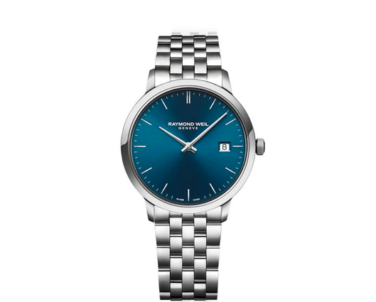 Raymond Weil Gents Toccata Blue Dial Bracelet Watch