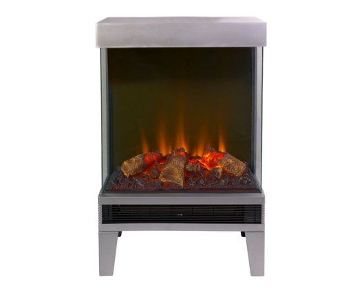 Shelby ES-9329 3-Sided Electric Stove in Grey