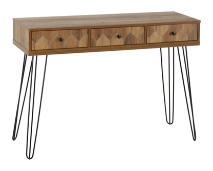Oakland 3 Drawer Console Table
