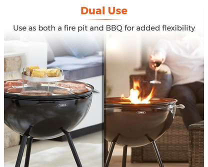 Pit 'N' Grill 2 in 1 Fire Pit and BBQ