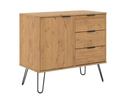 Austin small sideboard with 1 doors, 3 drawers