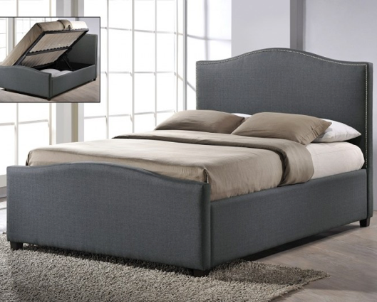Bartlett Double Bed Frame-Grey