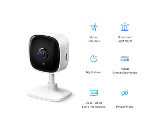 TP-Link Tapo C100 1080P Indoor Security Wifi Camera with Night Vision